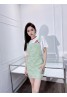 Gucci strap dress 2 colors popular student elegant summer fashion