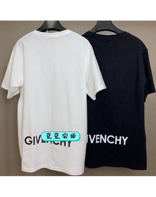 Givench T-shirt new collage printed back letter logo