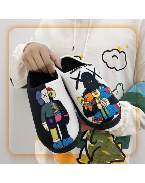 Kaws warm slipper fashion slipper men women