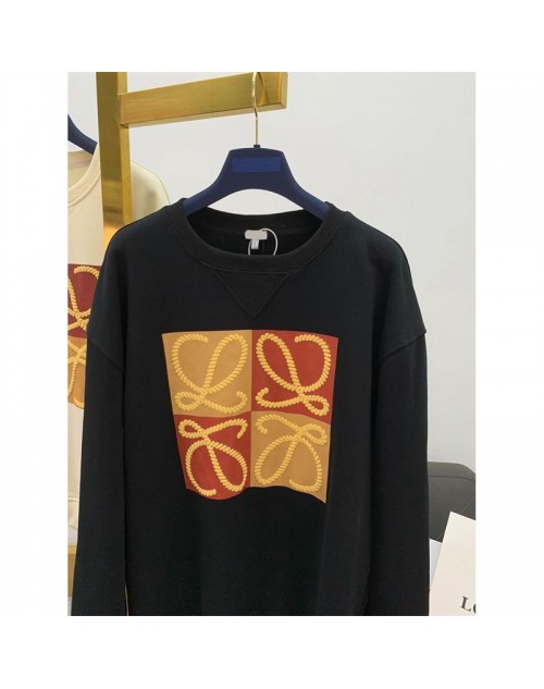 Loewe clothes print casual long sleeve hoodie