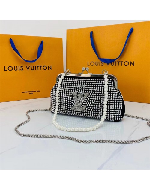 LV Fashion Shoulder Bag Diamond Shine Shoulder Bag 21cm*5cm*14cm