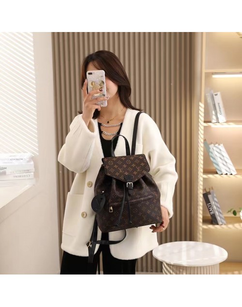 LV Fashion Style Backpack 28cm*28cm*15cm shoulder strap length 110cm