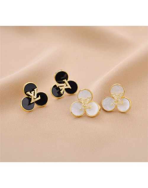 LV Clover Premium Stud Earrings Women Gift Stud Earrings