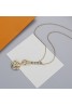 LV Letter necklace fashion trend simple and versatile letter logo