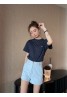 LV T-shirt pocket style clothing girls nice quality