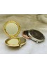 LV flower makeup mirror folding double-sided mirror