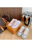 LV shoes half slippers fashion shoes female luxury designer shoes