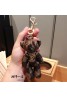 LV Gucci leather bear car key chain bear key chain pendant couple bag pendant