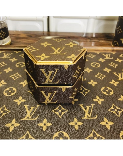 LV Hexagonal tea cans tin cans fashion style jars