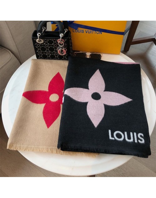 LV scarf cashmere scarf shawl warm and fashionable