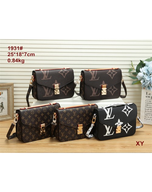 LV bag shoulder bag crossbody clutch 25cm*18cm*7cm