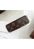 LV fashion new leather rhinestone hairpin rubber band