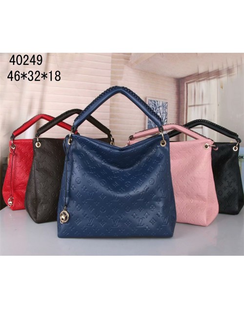 LV bag simple pure color bag high quality