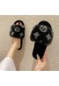 LV Fur slippers women wear winter slippers