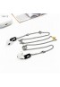 Louis vuitton earphone strap portable convenient anti-fall metal monogram decoration