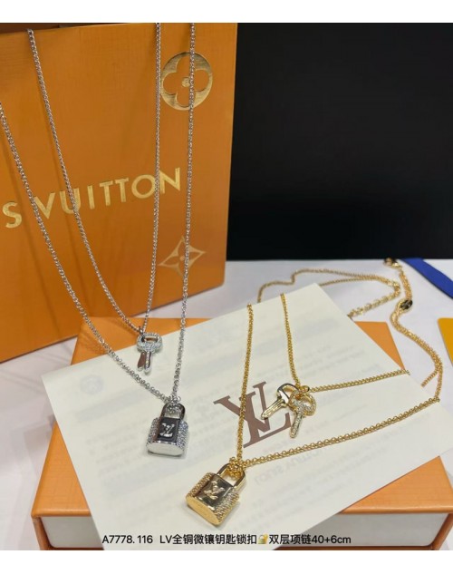 Lv Necklace Product Code：X-LI-LV-59233When confirming stock and placing an order on whatsapp, please tell us the Product Code