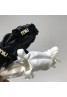 miumiu Pearl Handmade Fairy Headband Black and White Bow
