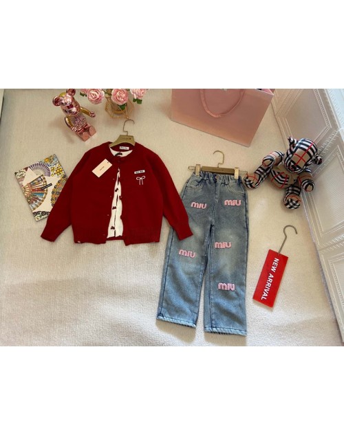 MiuMiu Children´s clothing Product Code：X-LI-MIU-59067When confirming stock and placing an order on whatsapp, please tell us the Product Code