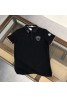 Moncler T-shirt trend short sleeve  men's lapel loose casual solid color polo shirt 