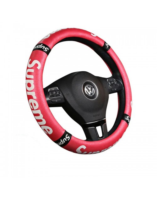 supreme Steering wheel cover anti-skid and wear-resistant suitable for steering wheel outer diameter 36 ~ 38cm