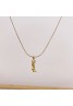 Iv saint Laurent Chanel necklace gold monogram popular gift