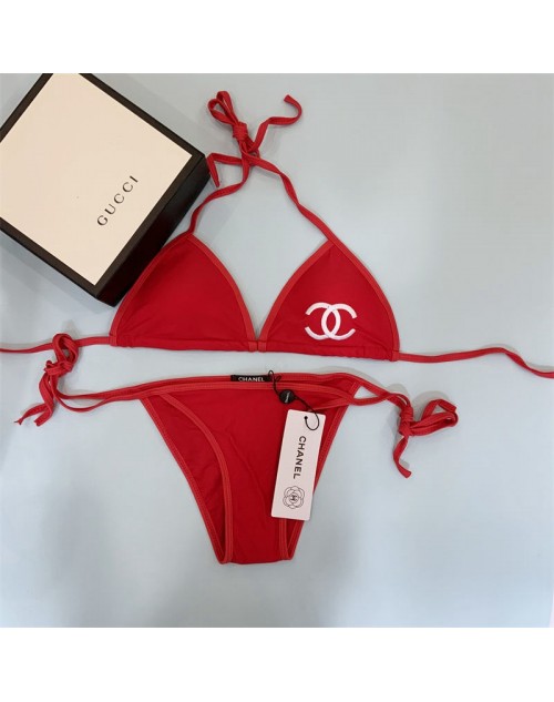 chanel Bikini Two Piece Beach Swimsuit