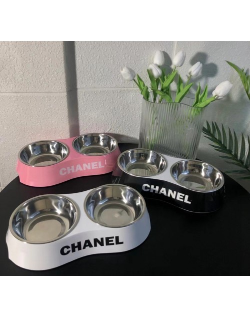 chanel dog bowl water bowl food bowl